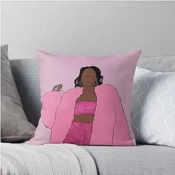 Ari Lennox Busit Fan Art Throw Pillow