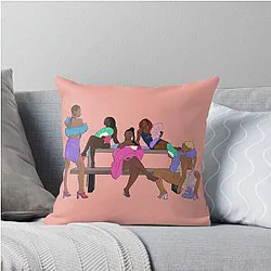 Ari Lennox Bus It Fan Art Throw Pillow