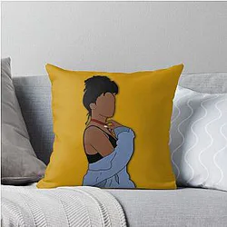 Ari Lennox Fan Art Throw Pillow