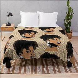 Ari Lennox Pop Art Throw Blanket