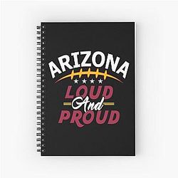 Art Arizona Cardinals Spiral Notebook