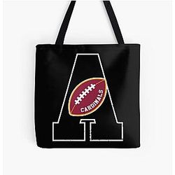 Art Arizona Cardinals All Over Print Tote Bag