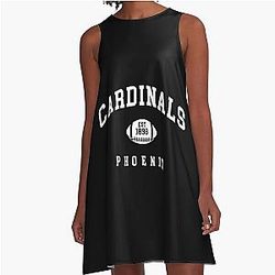 Art - Arizona Cardinals A Line Dress