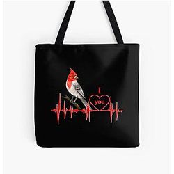 Art Arizona Cardinals Over Print Tote Bag