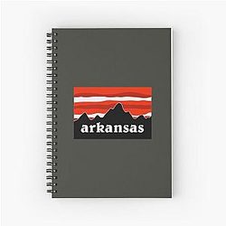 Arkansas Razorbacks Mountains Notebook