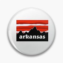 Arkansas Razorback Mountains Pin