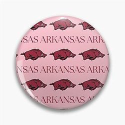 Pink Arkansas Razorbacks Print