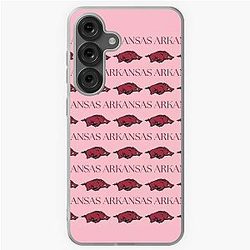 Pink Arkansas Razorbacks Samsung Galaxy Case
