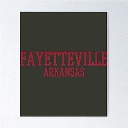 Arkansas Razorbacks Campus Poster