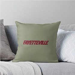 Arkansas Razorbacks Varsity Throw Pillow