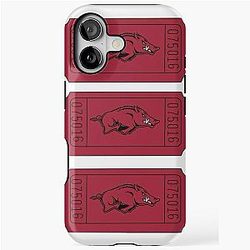 Arkansas Razorbacks Tickets iPhone Case