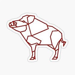 Arkansas Razorbacks Football Sticker