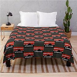 Arkansas Razorbacks Throw Blanket