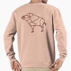 Cream Razorback, Arkansas Razorbacks, Hogs, Razorback Football Pullover Sweatshirt