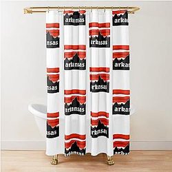 Arkansas Razorbacks Shower Curtain