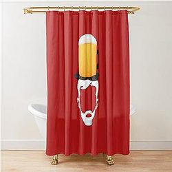 Beers Arkansas Razorbacks Baseball Shower Curtain