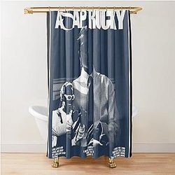 ASAP Rocky Retro Hip Hop Shower Curtain