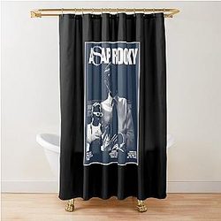 Asap Rock Retro Hip Hop Shower Curtain