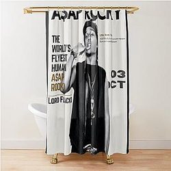 ASAP Rocky Poster art Shower Curtain 

becomes

ASAP Rocky Shower Curtain