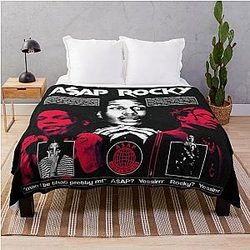 A$ap Rocky Throw Blanket