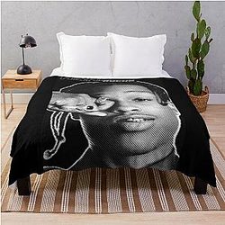 Asap Rocky Vintage Throw Blanket