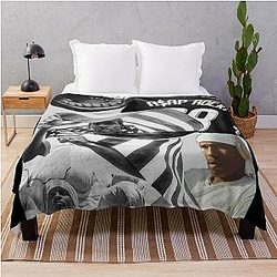 Asap Rock  Collage  Throw Blanket