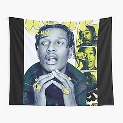 ASAP Rocky Yellow Aesthetic Tapestry