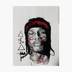 ASAP Rocky stippling Photographic Print
