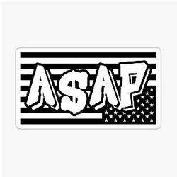 ASAP Rocky American Sticker
