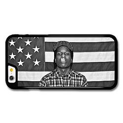 ASAP Rocky Rapper Portrait with American Flag case for iPhone 6