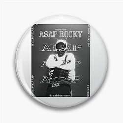 Asap Rocky Black Art Pin