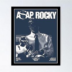 Asap Rocky Retro Hip Hop Poster