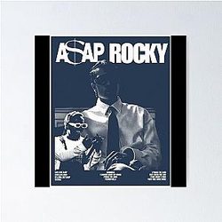 ASAP Rocky Retro Hip Hop Poster