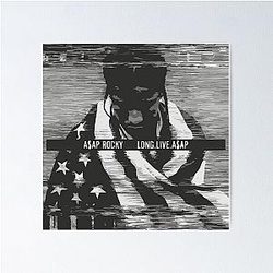 Long Live ASAP Rocky Illustration Poster