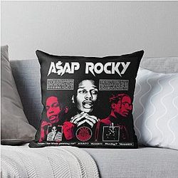 Asap Rocky Throw Pillow