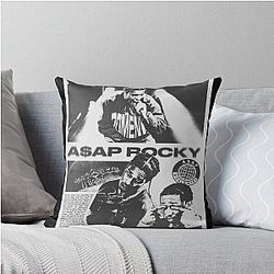 Asap Rocky Art Throw Pillow