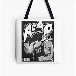 Asap Rocky Cartoon Art Tote Bag