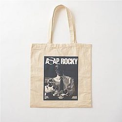 Asap Rocky Retro Hip Hop Poster Cotton Tote Bag