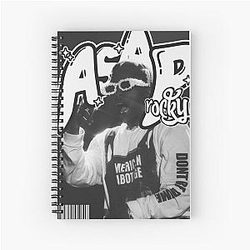 ASAP Rocky Cartoon Spiral Notebook
