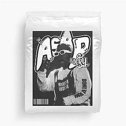 A$ap Rocky Cartoon Art Duvet Cover