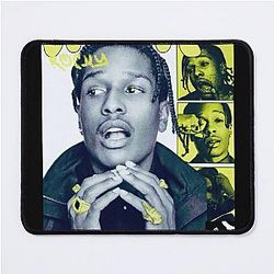 ASAP Rocky Yellow Aesthetic Art Mouse Pad