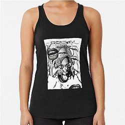 Asap Rocky Collage Art Racerback Tank