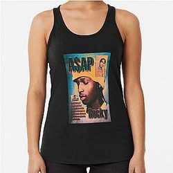 A$AP Rocky Coloured Aesthetic Art Racerback Tank Top