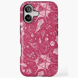 Baldur's Gate 3 Pattern Astarion Shadowheart Druid Potion Netherstone Worm Parasite Scrolls DnD Gaming Kawaii Phone Tough Case