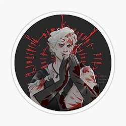 Sassy Astarion BG3 Inspired Vampire with Scars Sticker