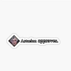 Astarion Approves Sticker