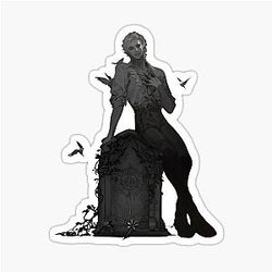 Baldur's Gate 3 - Astarion - Grave Sticker