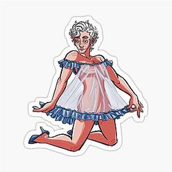 Astarion Sheer Lingerie Sticker