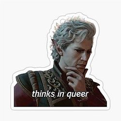 Queer Astarion sticker
