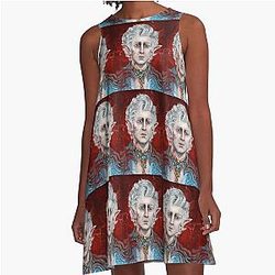 Astarion Wavemother's robe A-Line Dress